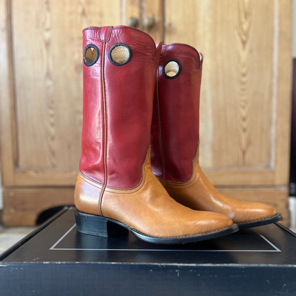 Custom Lucchese Burns Cowboy Boots NIB